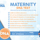 MATERNITY | Complete Home DNA Test Kit | All Lab Fees & Shipping Included