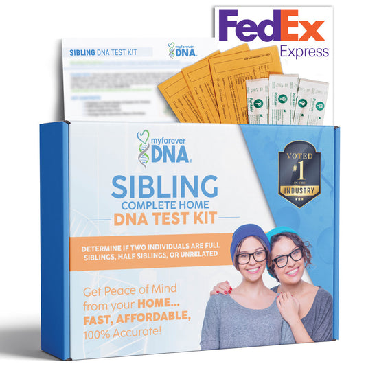 SIBLING | Complete Home DNA Test Kit | All Labs Fees & Shipping Included