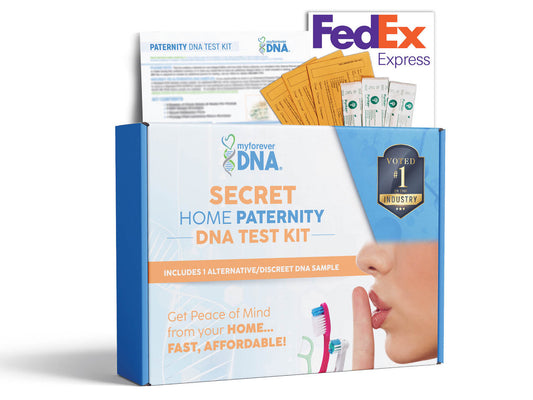 PATERNITY | Complete "Secret" Home DNA Test Kit | 1 Alternative Sample